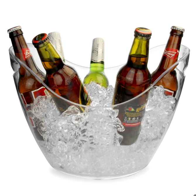 Plastic Drinks Pail Clear