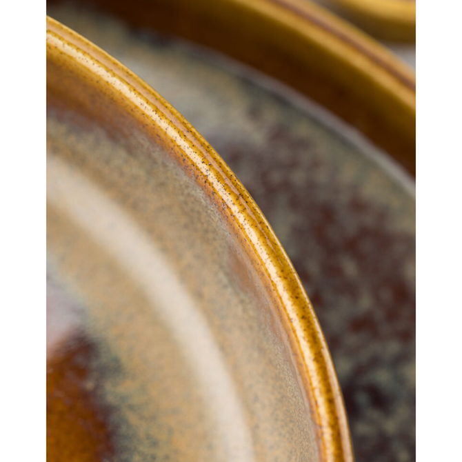 Murra Toffee Walled Plate 8.25inch / 21cm