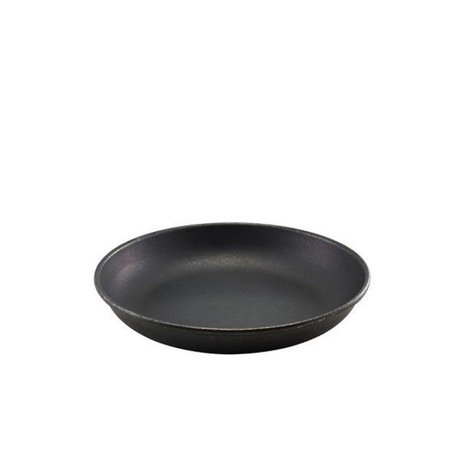 GenWare Black Vintage Steel Coupe Plate 20 x 3.3cm