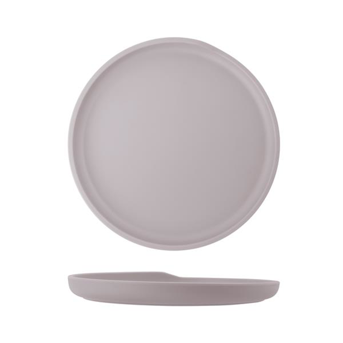 White Copenhagen Round Melamine Plate 22.5cm