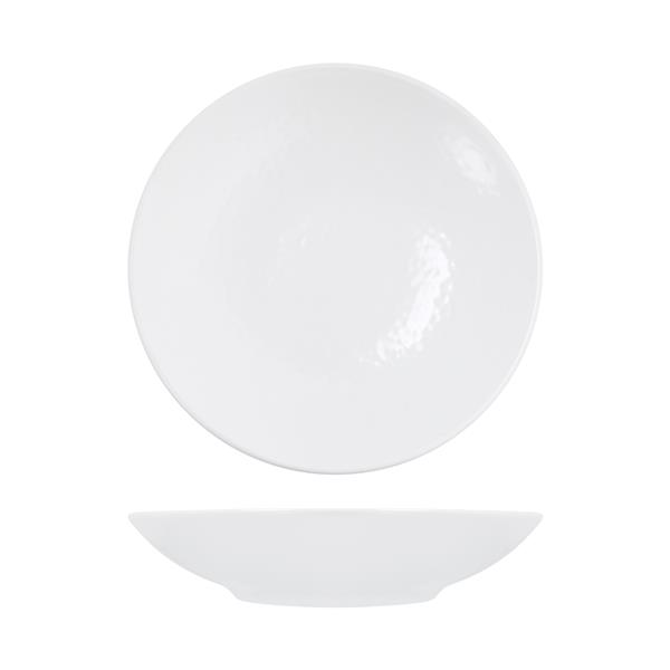 White Osaka Melamine Coupe Bowl 18.5 x 4cm