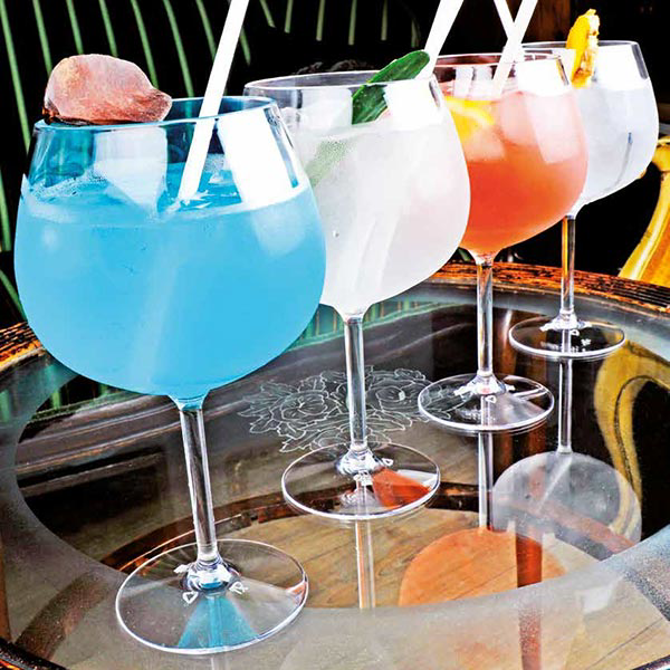 Reusable Plastic Balloon Gin Glass 25.3oz / 720ml