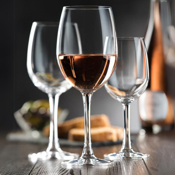 Nude Reserva Wine Glasses 12.3oz LCA at 125, 175 & 250ml