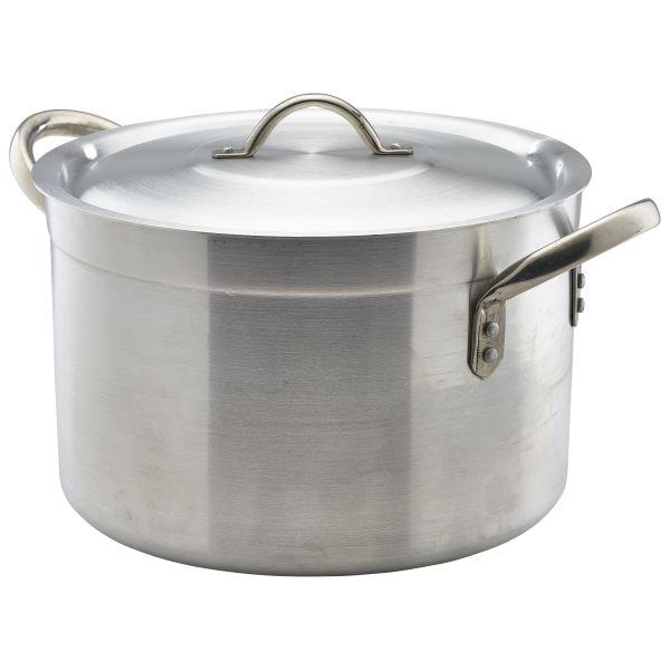 Genware Aluminium Stewpan & Lid 65ltr