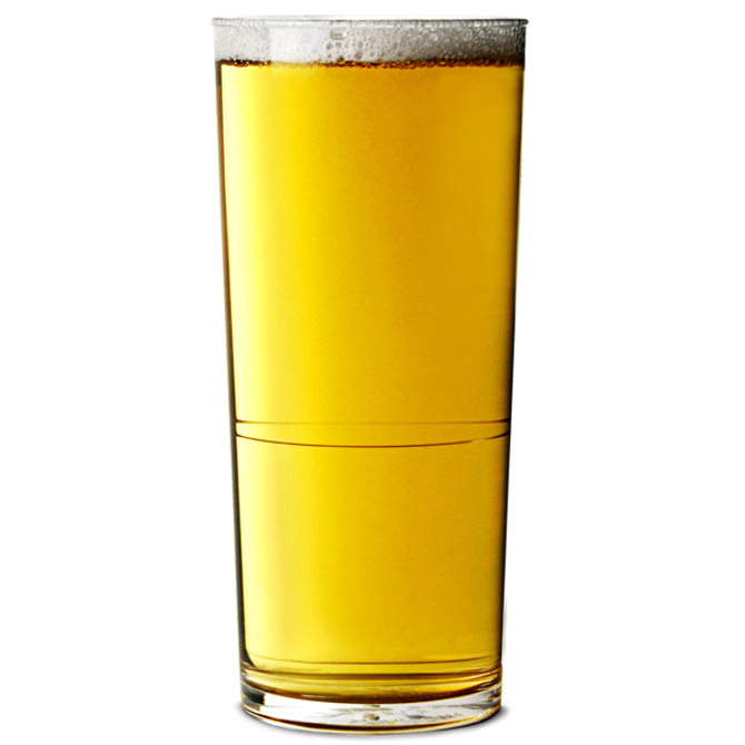 Elite In2stax Nucleated Polycarbonate Pint Tumblers CE 20oz / 568ml