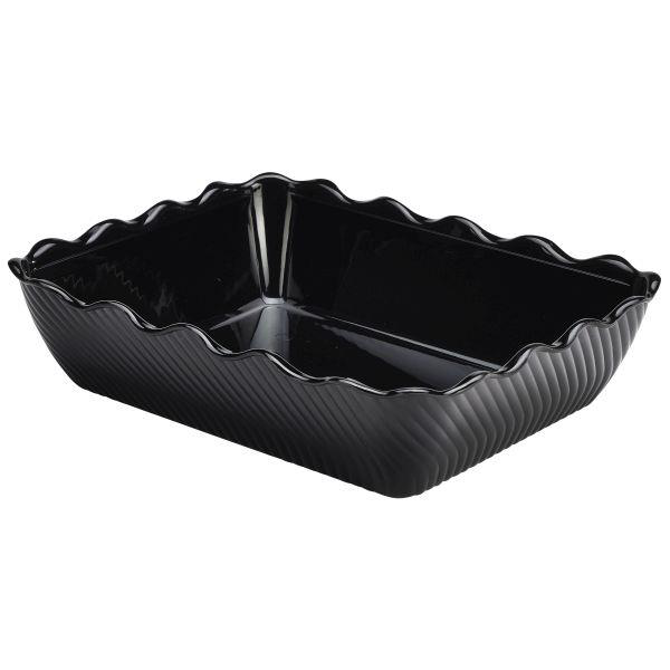 Crock Tulip Serving Dishes Black 33.1 x 26.3 x 8.2cm