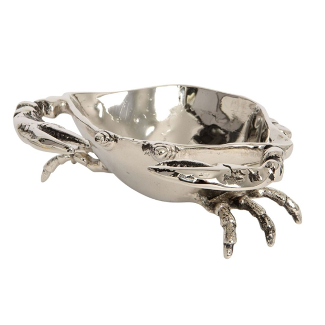 Small Nickel Crab Bowl