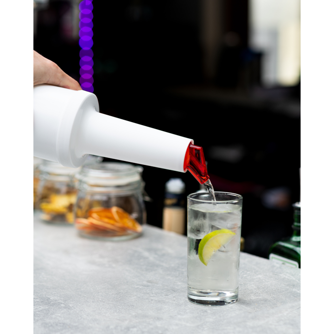 Store And Pour Quart Red