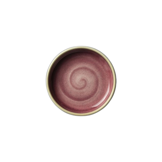 Aurora Vesuvius Rose Quartz Tray Round Plate 10.25cm / 4inch
