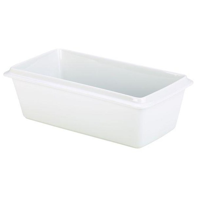 Genware Gastronorm Dish White 1/3 10cm