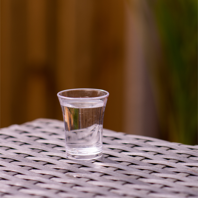 Econ Polystyrene Shot Glasses CE 0.9oz / 25ml