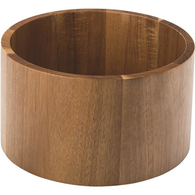 Acacia Punch Barrel Stand / Bowl 6.75inch / 17cm