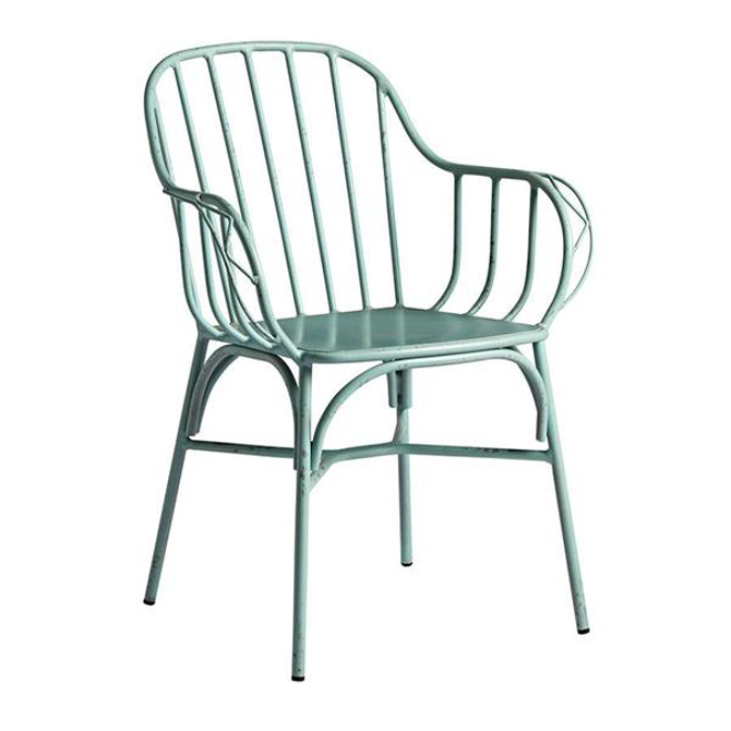 Denver Arm Chair Retro Light Blue