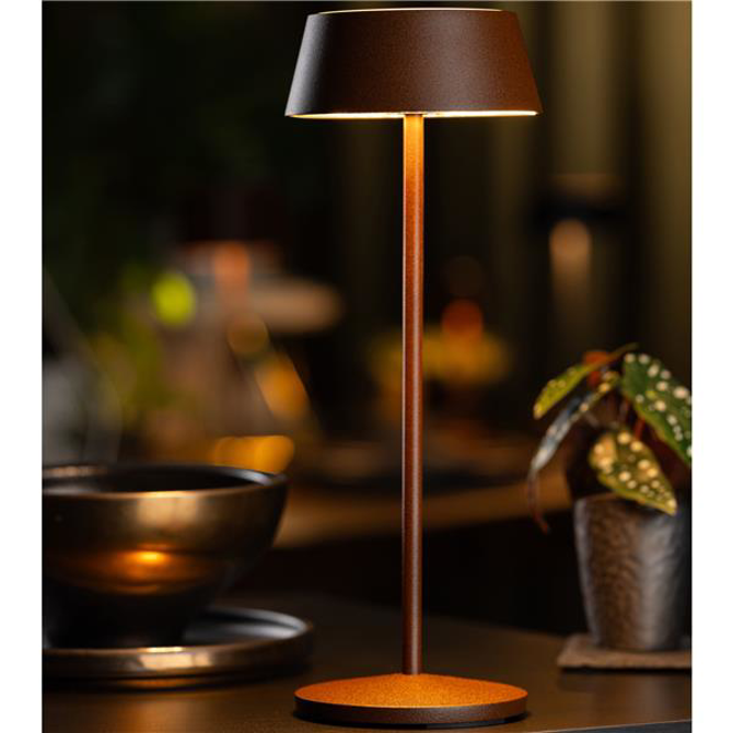 Martinique LED Cordless Lamp 30cm - Corten