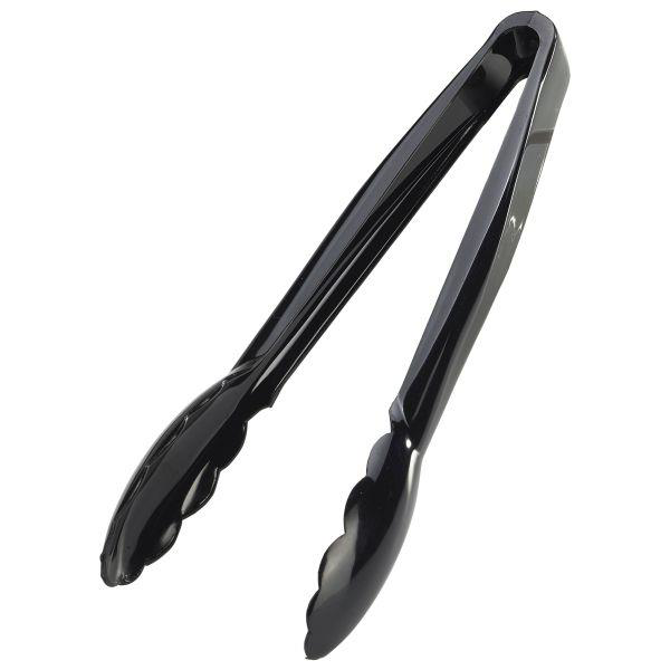 Black Polycarbonate Utility Tongs 9inch