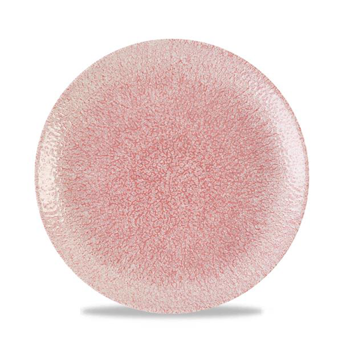Studio Prints Raku Rose Quartz Pink Couple Plate 8.66inch / 21.7cm