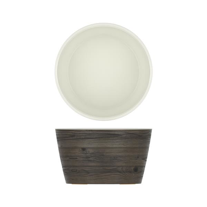 Oak New Haven Melamine Bowl 26.5 x 15cm