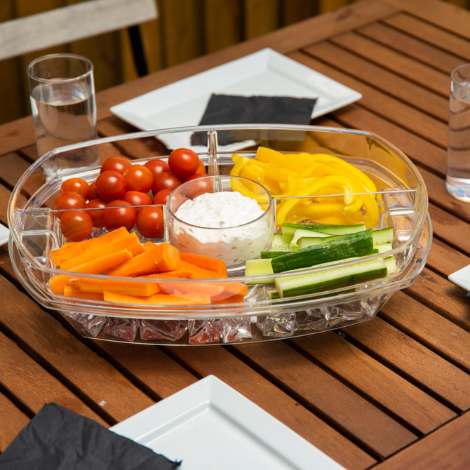 Multi-Compartment Chill Tray