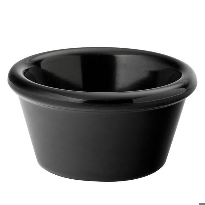 Plain Black Ramekin 2oz / 60ml