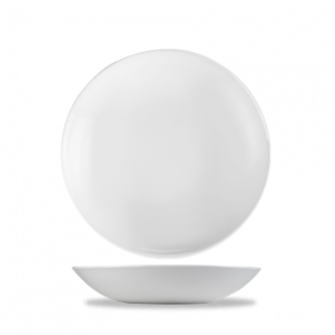 White Evolve Coupe Bowl 7.25inch