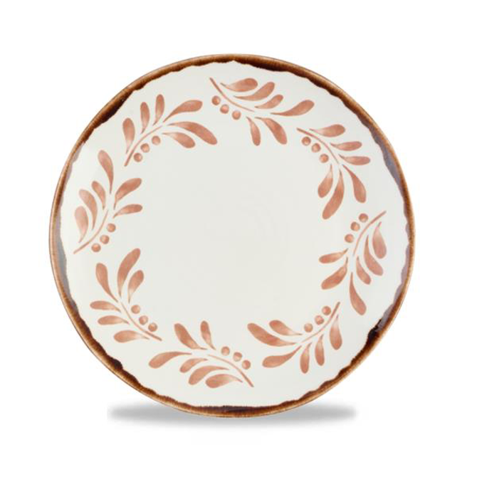 Harvest Mediterranean Terracotta Organic Coupe Plate 9inch / 23cm