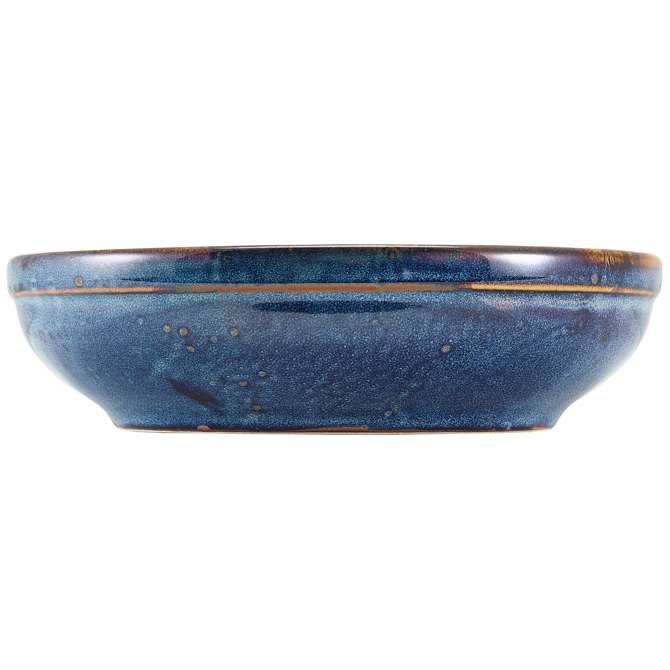 Terra Porcelain Coupe Bowls Aqua Blue 10.8" / 27.5cm