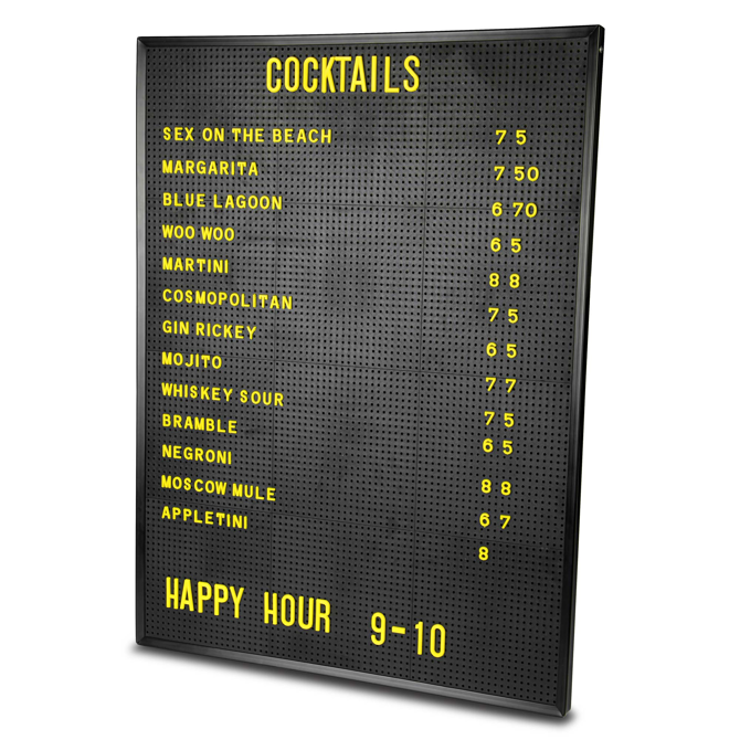 Design-A-Sign Peg Board 18 x 24inch