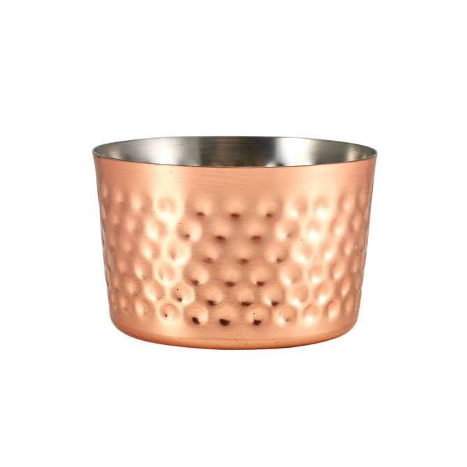 GenWare Copper Plated Hammered Mini Serving Cup 8 x 5cm