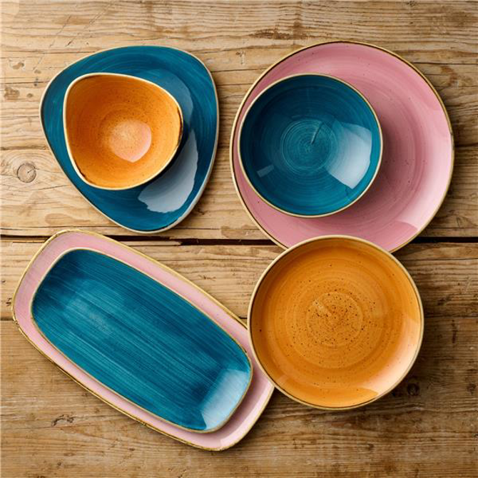 Churchill Stonecast Java Blue Lotus Plate 9inch / 22.85cm
