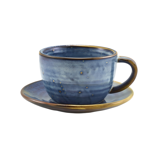 Terra Porcelain Espresso Cup Aqua Blue 3oz / 90ml