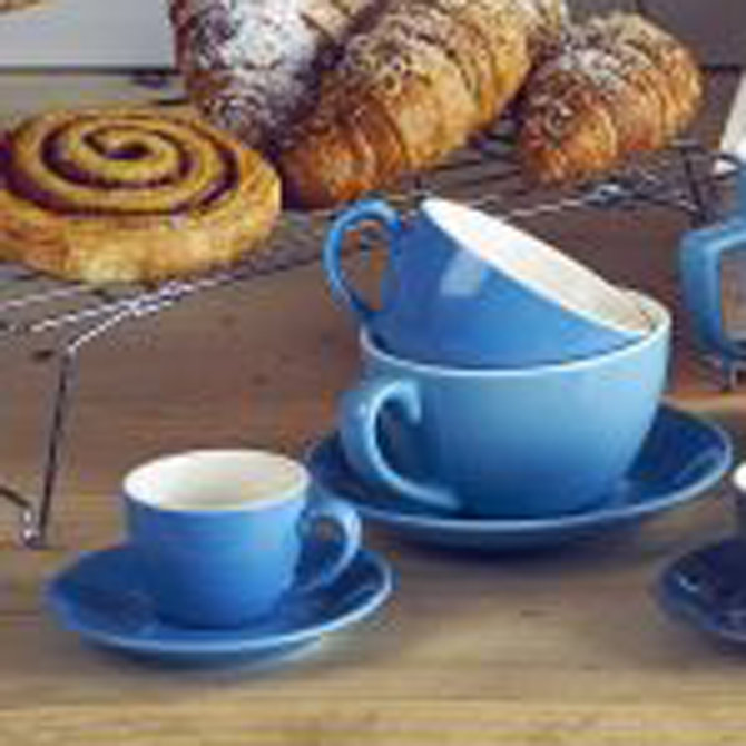 Royal Genware Saucer Blue 12cm