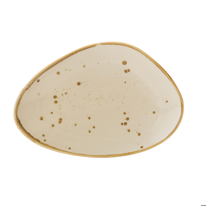 Utopia Earth Linen Oblong Plates 11.5inch / 29cm