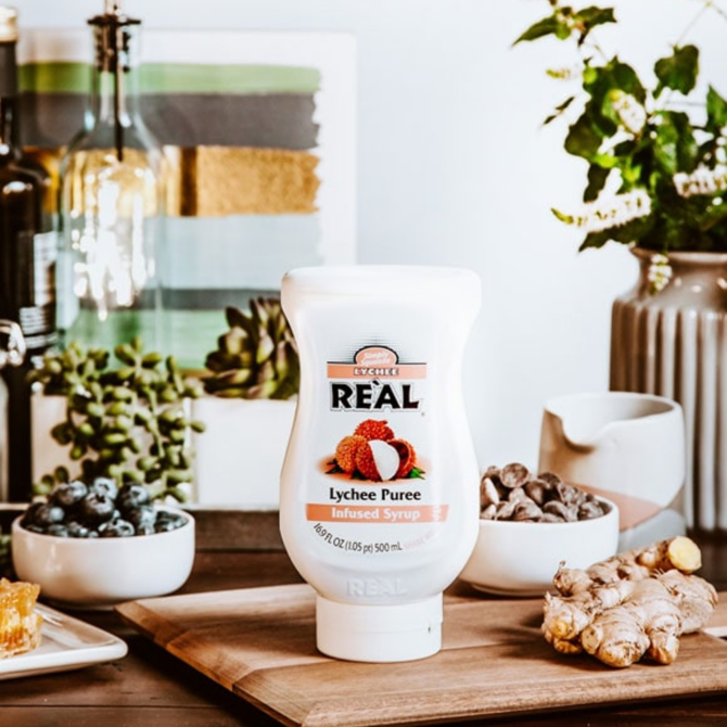 Reàl Lychee Puree Infused Syrup 50cl