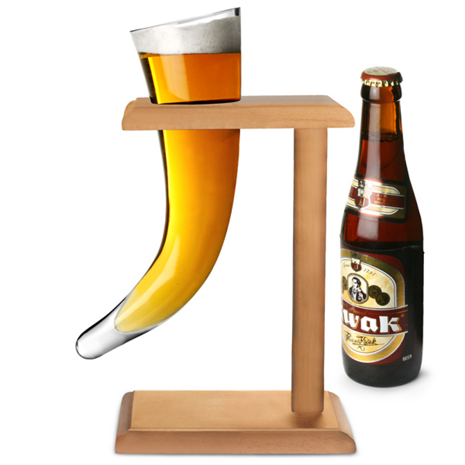 Viking Beer Horn Glass with Stand 17oz / 480ml