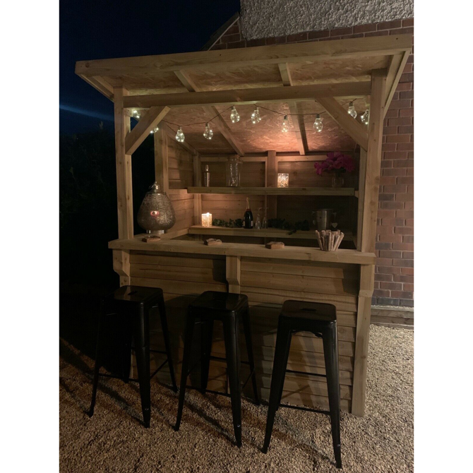 Wooden Garden Bar