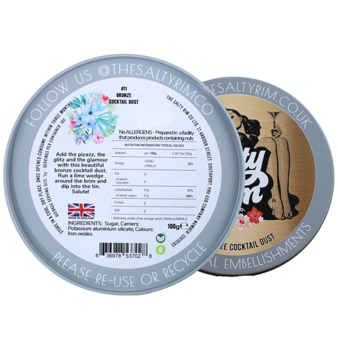 Bronze Cocktail Dust 100g