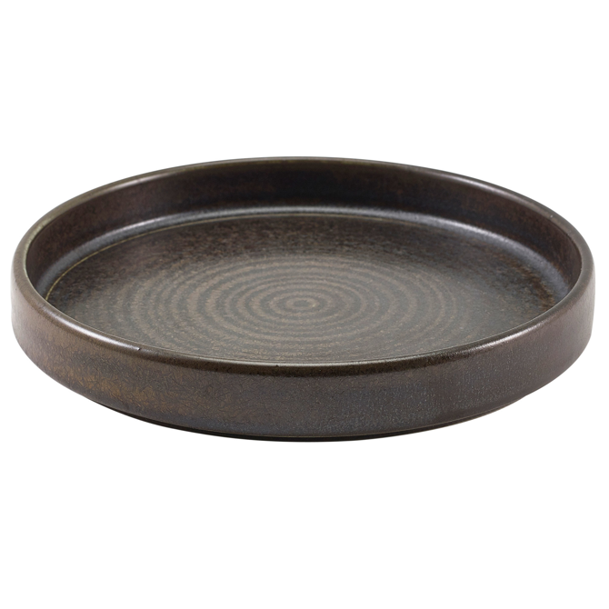 Terra Porcelain Presentation Plates Black 7" / 18cm