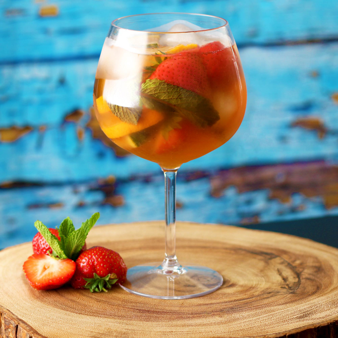 Reusable Plastic Balloon Gin Glass 25.3oz / 720ml