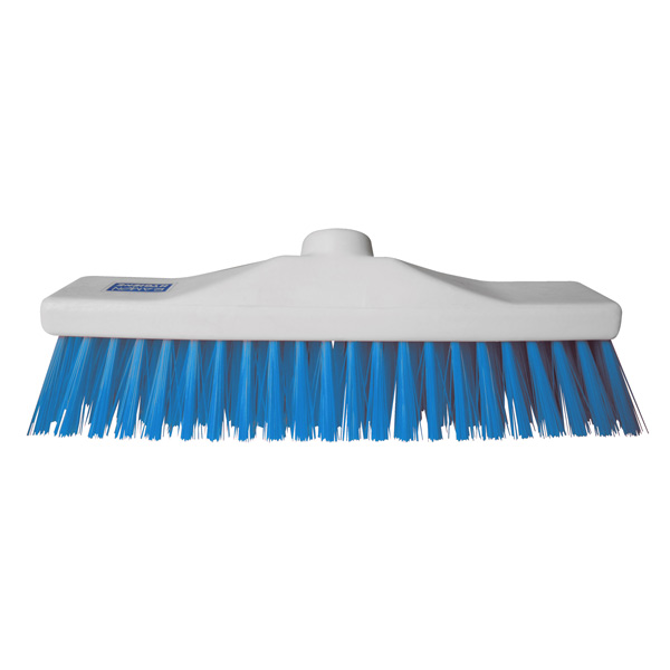 Colour Coded Blue Stiff Broom Head