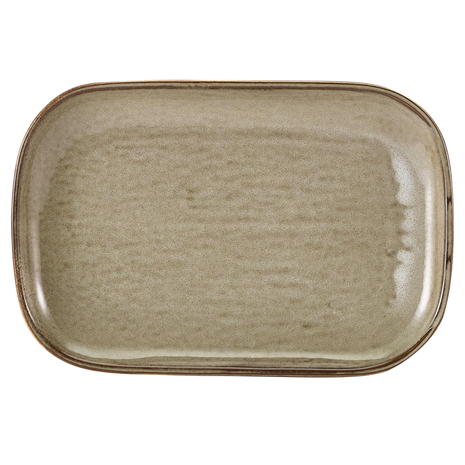 Terra Porcelain Rectangular Plates Grey 11.4" / 29cm