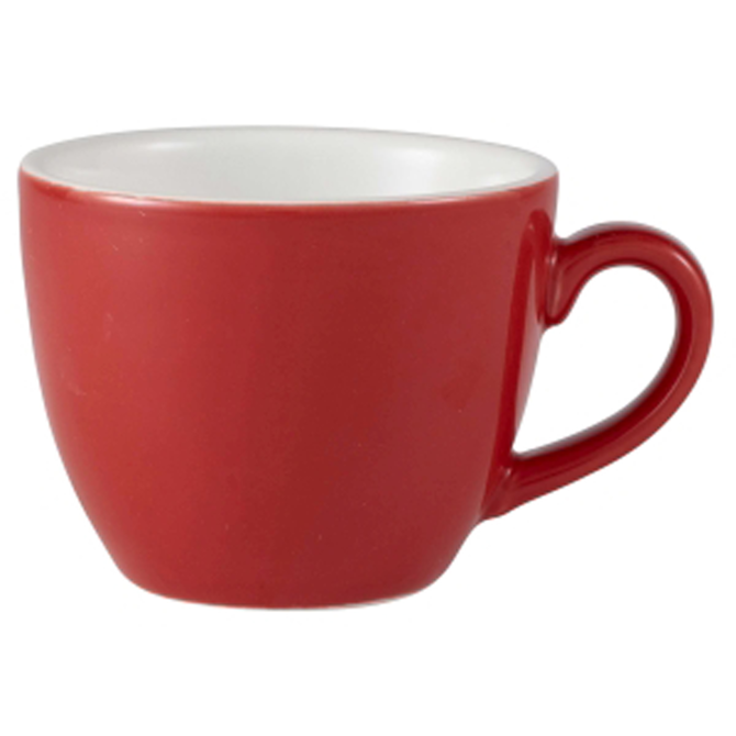 GenWare Bowl Shaped Cup Red 3oz / 90ml