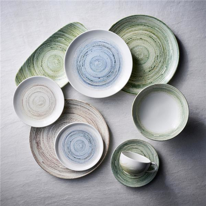 Elements Fern Chefs Oblong Plate 13.875 x 7.375inch / 35.25 x 18.75cm