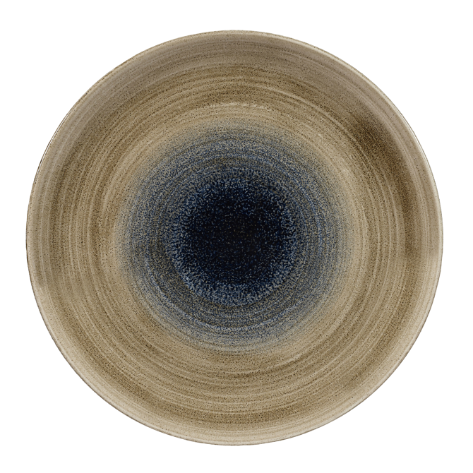 Churchill Stonecast Aqueous Bayou Coupe Plate 11.25inch / 28.8cm