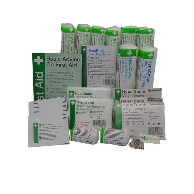 Standard Catering First Aid Refill Kit 1-10 Persons