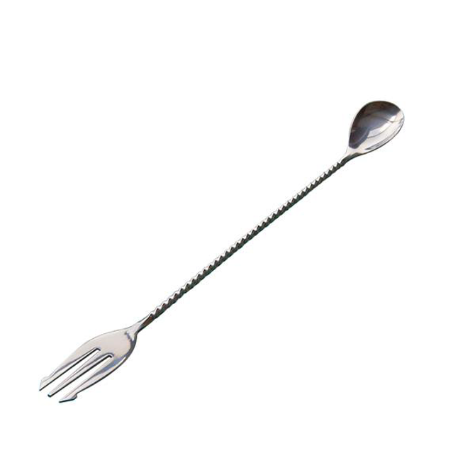 Mezclar Cocktail Spoon With Fork