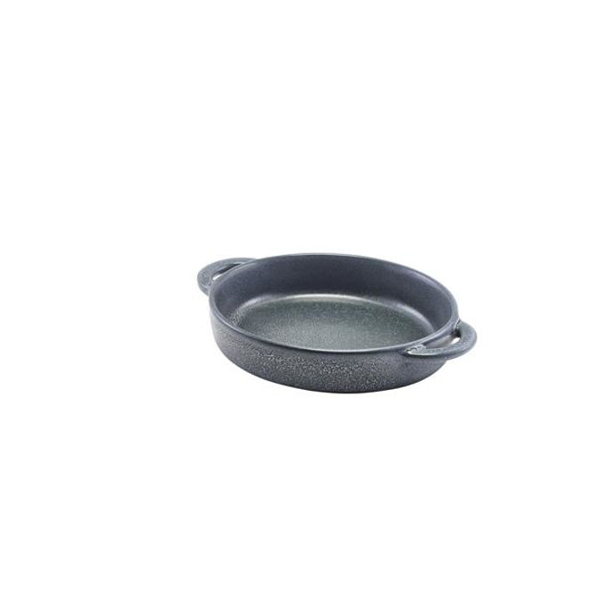 Forge Graphite Stoneware Round Dish 14.5 x 13 x 3cm