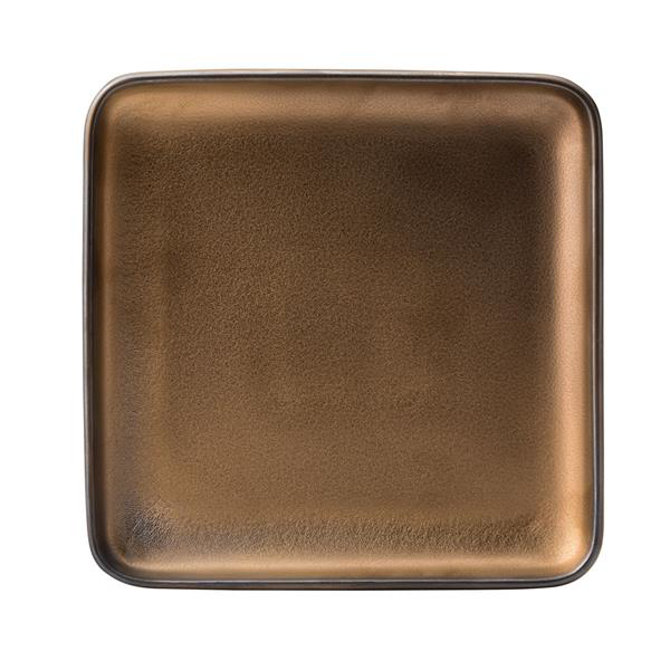Fondant Plate Gold 8inch / 20cm