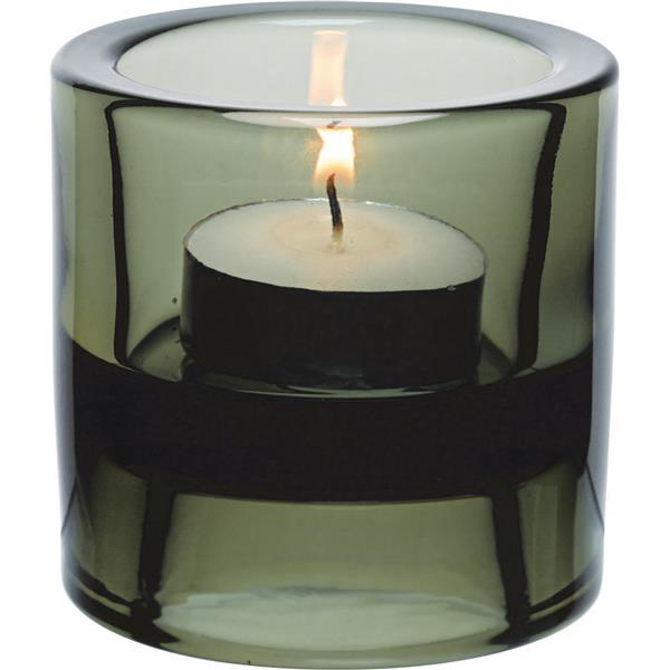 Black Double Ended Tealight Holder 2.75inch / 7cm