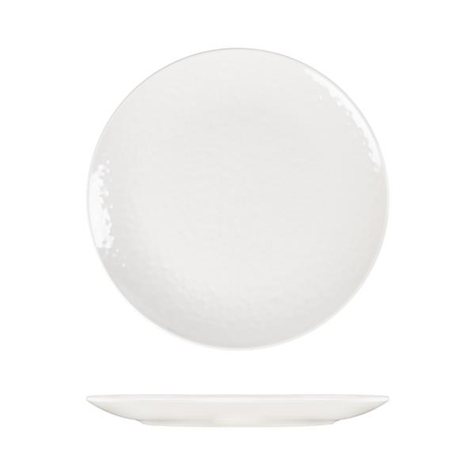 White Osaka Melamine Dinner Plate 27cm