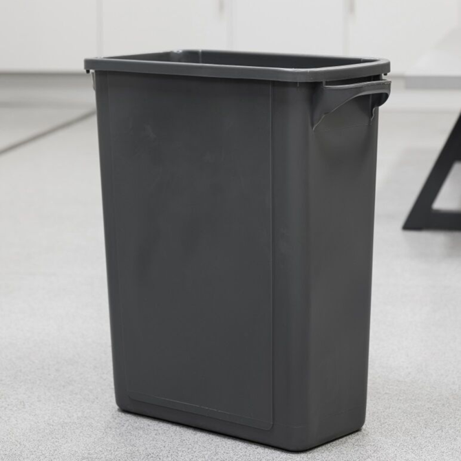 Trimline Grey Container 60ltr  (630 x 508 x 275mm)